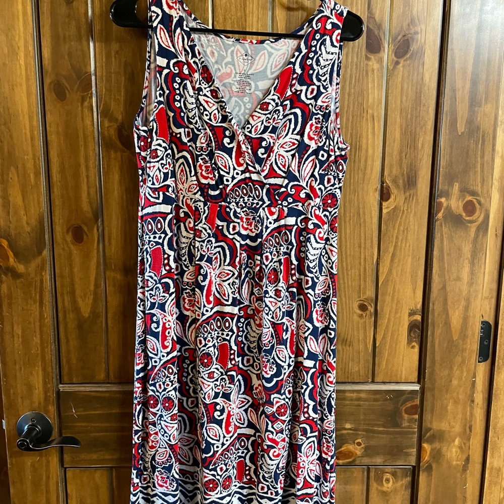 St John’s Bay Knit Sleeveless Dress Size Large